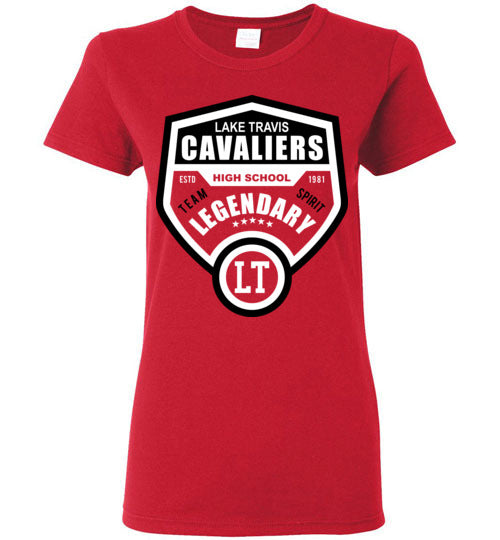 Lake Travis High School Women's Red T-shirt 14