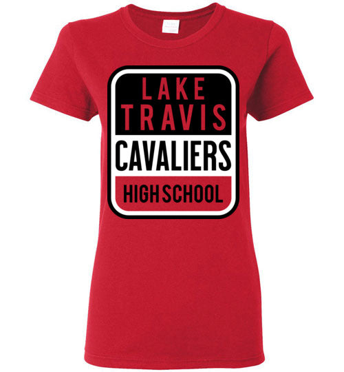 Lake Travis High School Women's Red T-shirt 01