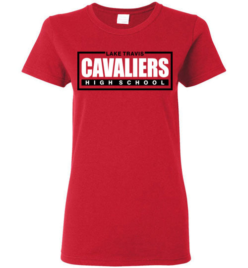 Lake Travis High School Women's Red T-shirt 49