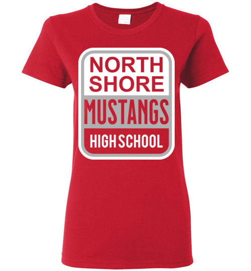 North Shore High School Red Women's T-shirt 01