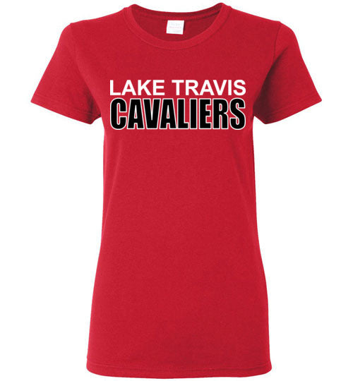 Lake Travis High School Women's Red T-shirt 10