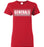 MacArthur High School Women's Red T-shirt 49