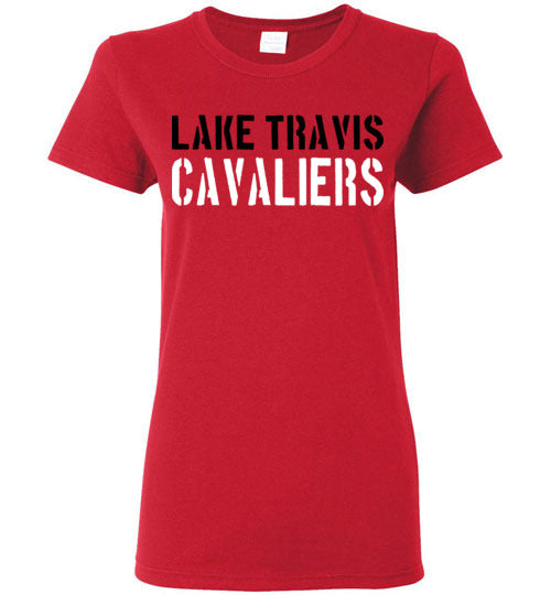 Lake Travis High School Women's Red T-shirt 17