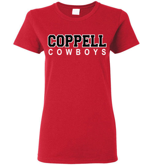 Coppell High School Women's Red T-shirt 10