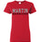 Martin High School Women's Red T-shirt 10