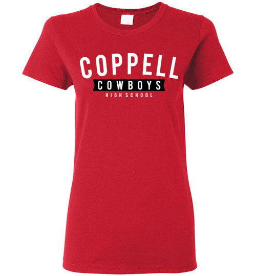 Coppell High School Women's Red T-shirt 21