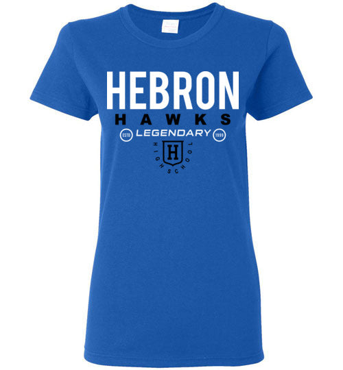 Hebron High School Women's Royal Blue T-shirt 03