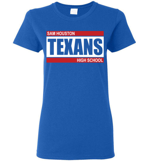 Sam Houston High School Women's Royal Blue T-shirt 98