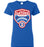 Dickinson High School Gators Women's Royal Blue T-shirt 14