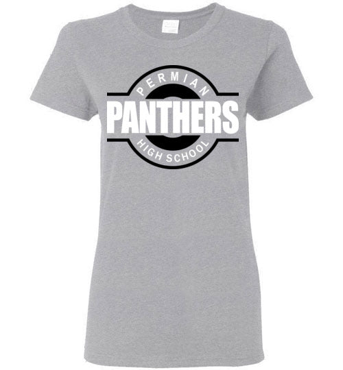 Permian High School Women's Sports Grey T-shirt 11