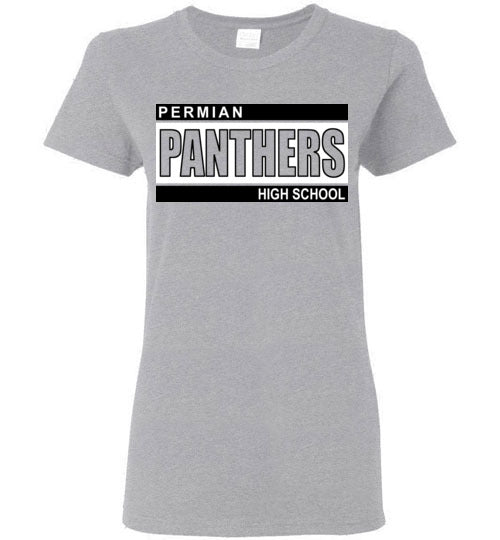 Permian High School Women's Sports Grey T-shirt 98