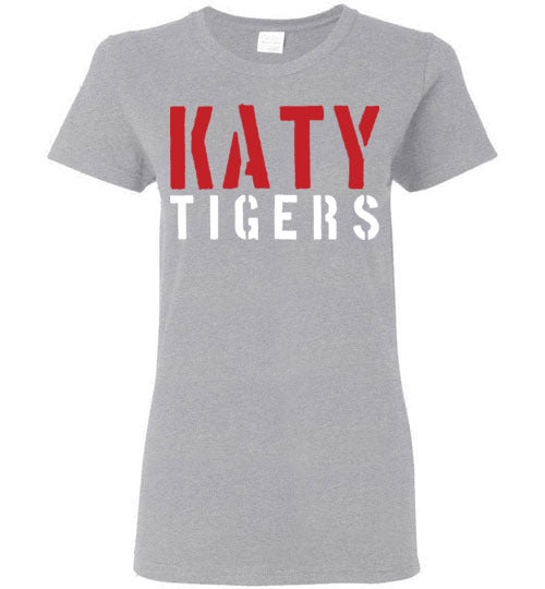 Katy High School Grey Women's T-shirt 17