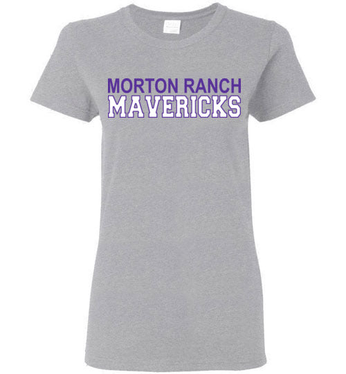 Morton Ranch High School Grey Women's T-shirt 10