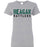 Reagan High School Rattlers Women's Sports Grey T-shirt 17