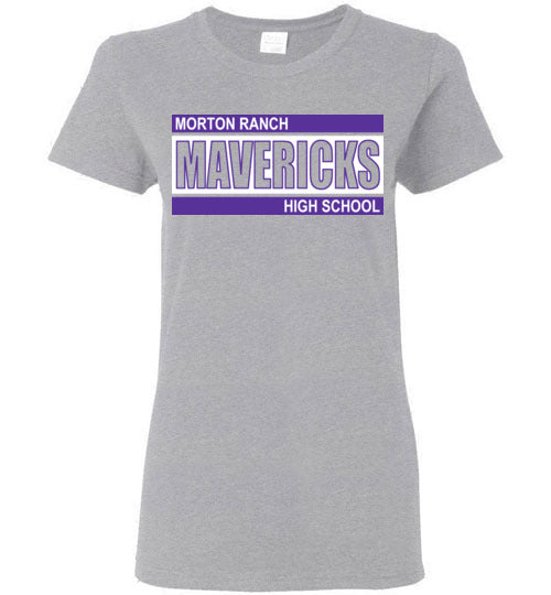 Morton Ranch High School Grey Women's T-shirt 98