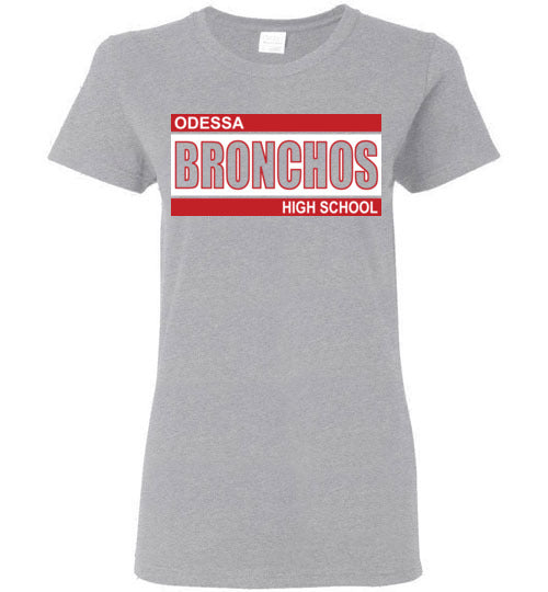 Odessa High School Sports Grey Women's T-shirt 98