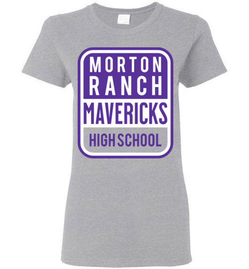 Morton Ranch High School Grey Women's T-shirt 01