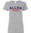 Allen High School Sports Grey Women's T-shirt 21