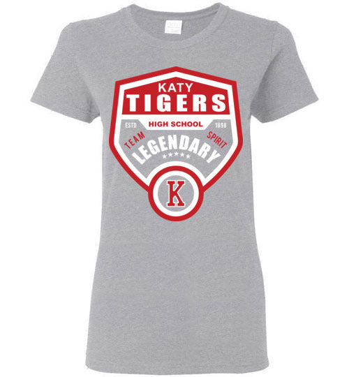 Katy High School Grey Women's T-shirt 14