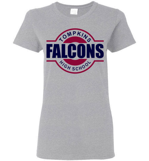 Tompkins High School Grey Women's T-shirt 11