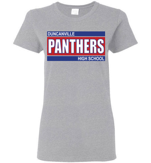 Duncanville High School Sports Grey Women's T-shirt 98