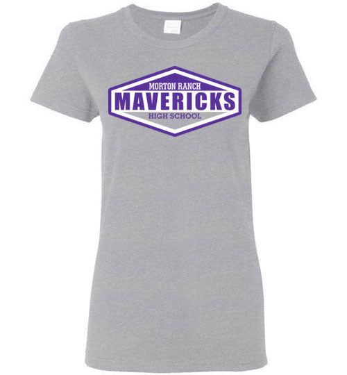 Morton Ranch High School Grey Women's T-shirt 09