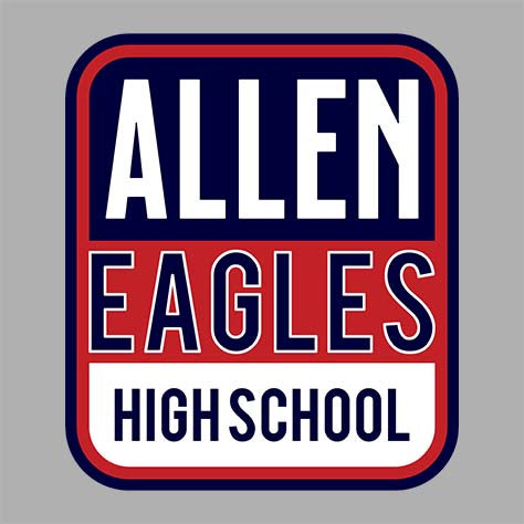 Allen High School Sports Grey Women's T-shirt 01