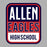 Allen High School Sports Grey Women's T-shirt 01