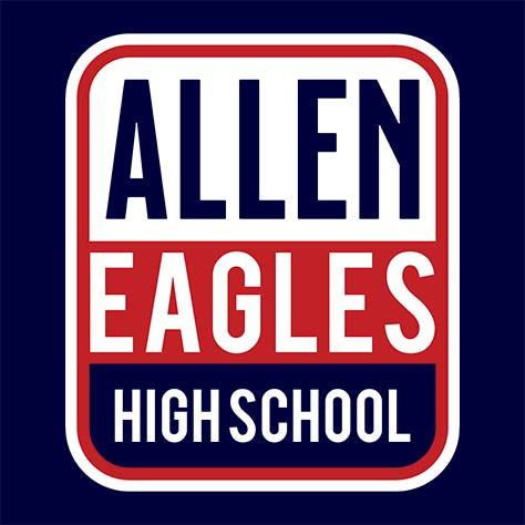 Allen High School Eagles Premium Navy T-shirt 01