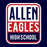 Allen High School Eagles Premium Navy T-shirt 01