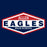 Close-up view of Allen High School Eagles Women's Navy Blue T-shirt 009