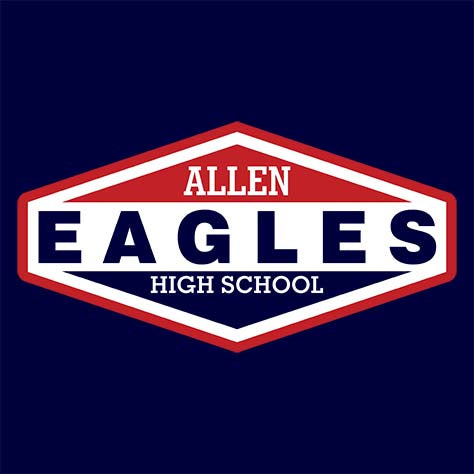 Allen High School Navy Women's T-shirt 09