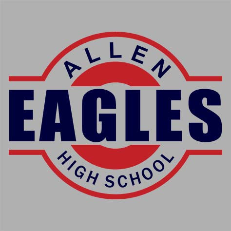 Allen High School Sports Grey Women's T-shirt 11