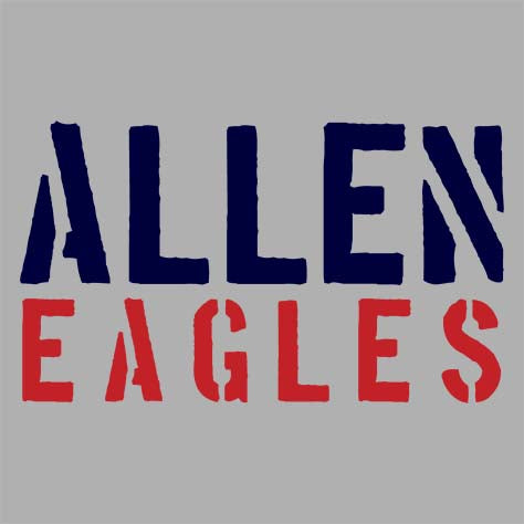 Allen High School Sports Grey Women's T-shirt 17