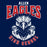 Close-up view of Allen High School Eagles Women's Navy Blue T-shirt 202