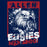 Close-up of Allen High School Eagles Premium Navy Blue Hoodie 210