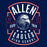 Close-up view of Allen High School Eagles Women's Navy Blue T-shirt 211