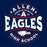 Close-up view of Allen High School Eagles Women's Navy Blue T-shirt 219