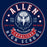 Close-up of Allen High School Eagles Premium Navy Blue Unisex T-shirt 220