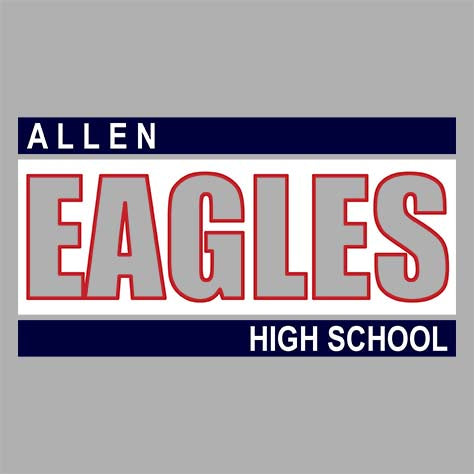 Allen High School Sports Grey Women's T-shirt 98