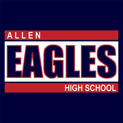 Allen High School Navy Classic T-shirt 98