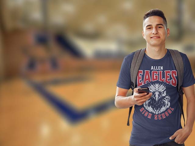 Allen High School Eagles Premium T-shirts