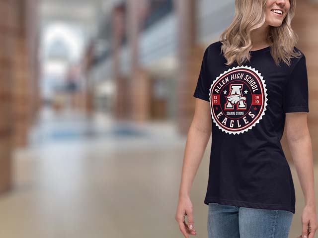 Allen High School Eagles Women's T-shirts