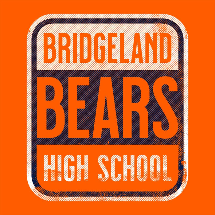 Close-up of Bridgeland High School Bears Women's Orange T-shirt 01