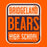 Close-up of Bridgeland High School Bears Premium Orange Unisex T-shirt 01