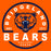 Close-up of Bridgeland High School Bears Premium Orange Unisex T-shirt 04