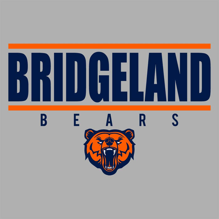 Close-up of Bridgeland High School Bears Sport Grey Classic Unisex Hoodie 07