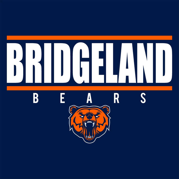 Close-up of Bridgeland Bears Premium Navy Hoodie - Design 07