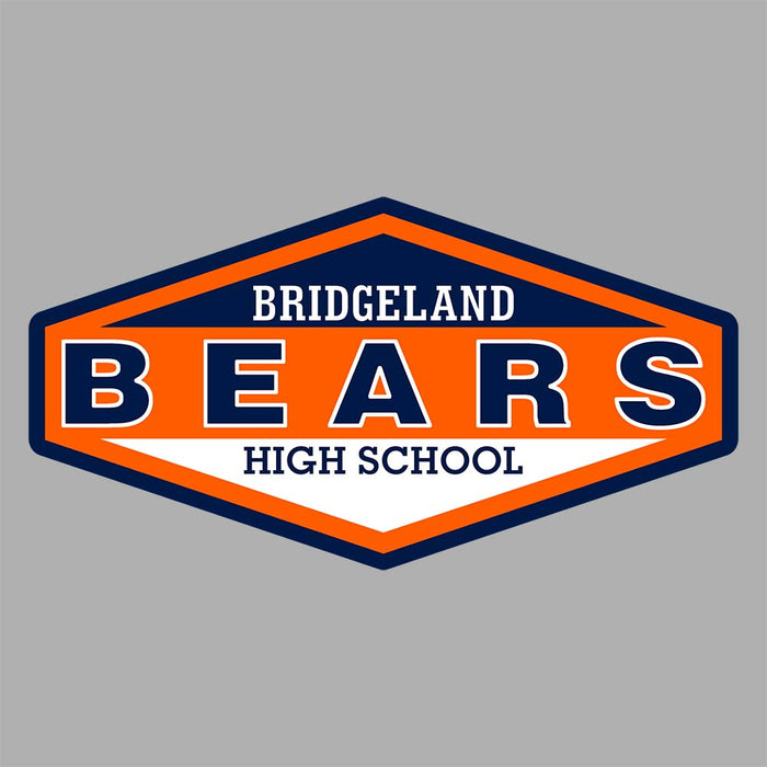 Close-up of Bridgeland High School Bears Sport Grey Classic Unisex Hoodie 09