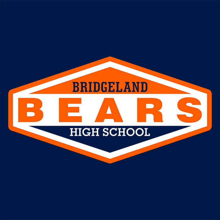 Close-up of Bridgeland High School Bears Women's Navy T-shirt 09